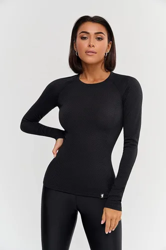 Miniatura 8 de Bona Fide Camisetas de compresión para mujer, camiseta corta de manga largacorta para mujer, diseñada para gimnasio, entrenamiento y correr