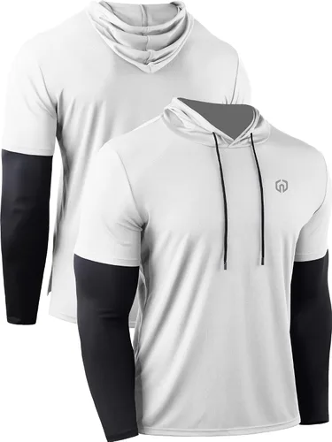 Miniatura 5 de NELEUS Mens Athletic Workout Running Long Sleeve Shirts