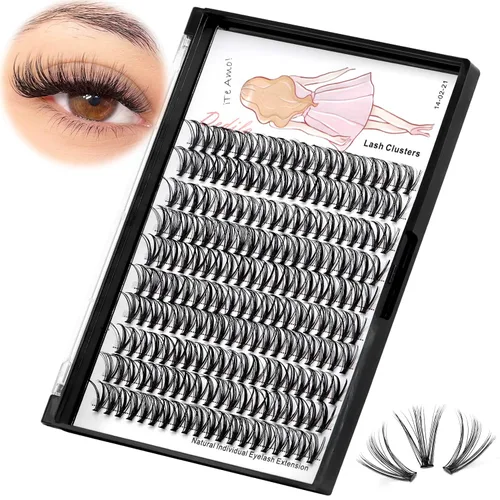 Miniatura 10 de Pestañas postizas individuales de 0.07 a 0.86 pulgadas a elegir 20D/40D/60D/80D/100D, grosor de 0.003 in, rizo D, extensiones de pestañas de ojos 3D