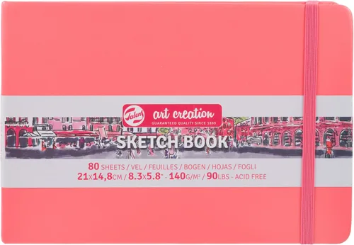 Miniatura 4 de Talens Art Creation Cuaderno de bocetos Espiral 15X15 cm, 80 Pages, 110Gr