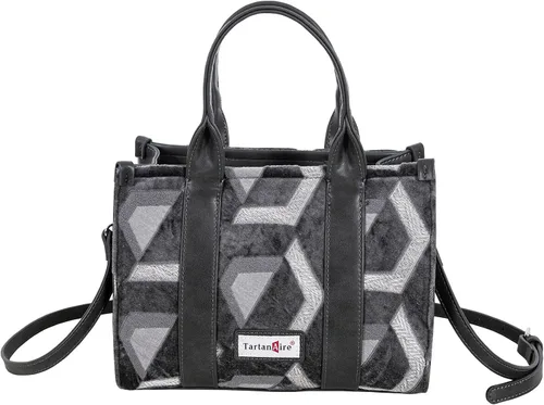 Miniatura 9 de Bolso a cuadros para mujer, bolso a cuadros con asa superior, bolsa de trabajo, bolsa de hombro cruzada para viajes de oficina