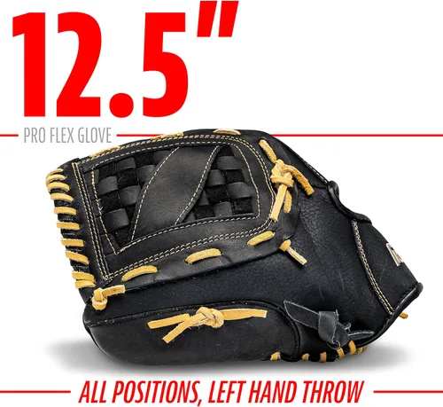 Miniatura 5 de Franklin Sports Baseball Glove - Proflex Adult Baseball + Softball Glove - Outfield + Infield - Right and Left Hand