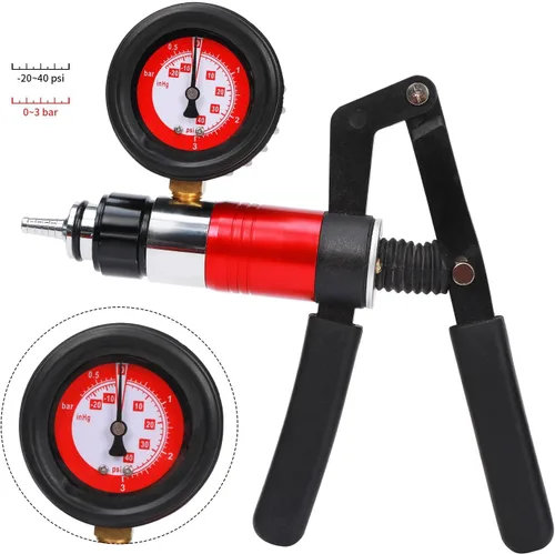 Miniatura 2 de Yonligonju 23PCS Kit de Prueba de Bomba de Vacío de Mano Purgador de Frenos Kit de Herramientas de Purga de Sistema de Frenos con Adaptadores y 2