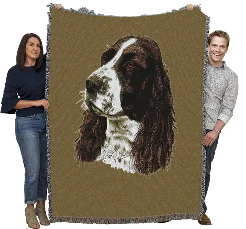 Miniatura 12 de Pure Country Weavers Manta con diseño de Springer Spaniel inglés "I Love My English Springer Spaniel", regalo para los amantes de los perros, manta