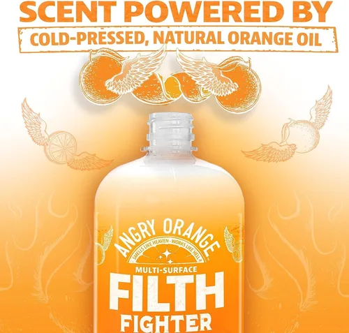 Miniatura 6 de ANGRY ORANGE Citrus - Spray limpiador multiusos para cocina y baño, 24 onzas, paquete de 2