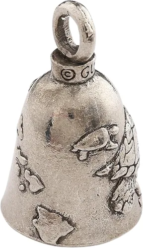Miniatura 2 de Guardian Bell Tortuga Marina Campana de Buena Suerte con Llavero y Bolsa de Regalo de Terciopelo Negro Campana para Motocicleta Peltre Libre