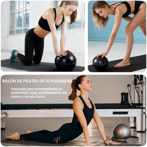 Miniatura 3 de Nuplot Kit esencial de yoga y pilates para mujer, kit de pilates Better Me para entrenamientos en casa con anillo de pilates y juego de pelotas