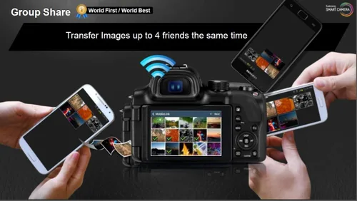 Miniatura 13 de Samsung WB35F 16.2MP Smart WiFi & NFC Cámara digital con zoom óptico 12x y 2.7" LCD (negro)