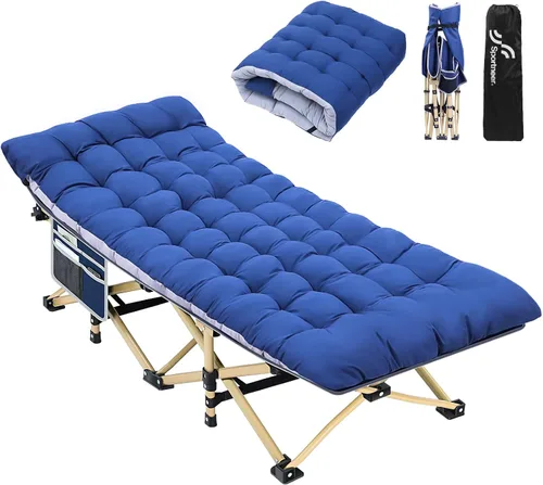 Sportneer Catre de camping: Catres de camping de doble capa Oxford 1200D para adultos - Catres plegables resistentes para camping, tienda de