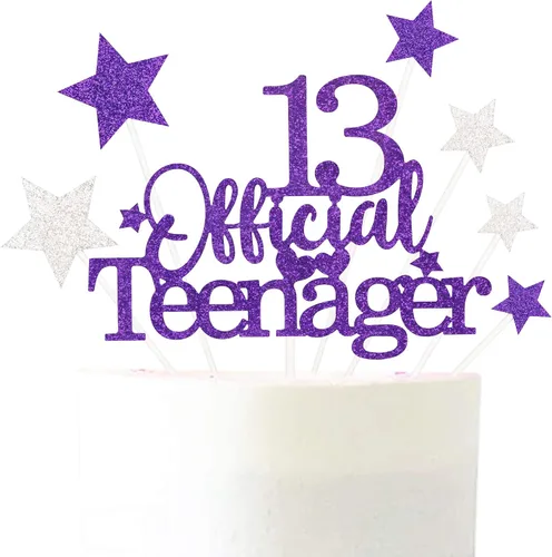 Miniatura 49 de Decoración brillante para tarta de primer cumpleaños feliz con estrella, adornos personalizados para tarta de 1 cumpleaños, decoraciones de fiesta