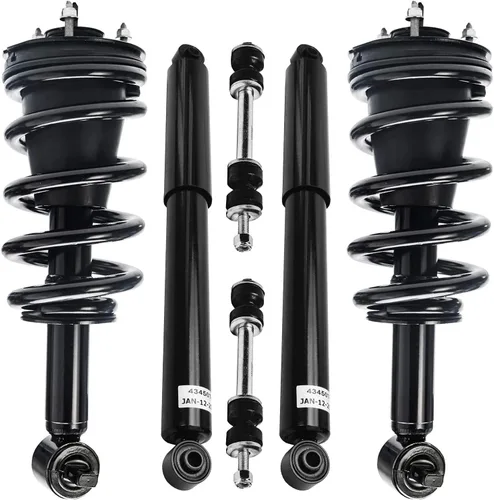 Miniatura 72 de Detroit Axle - Kit de puntales delanteros de 6 piezas para Ford Escape 2014-2019, 2 puntales y muelles helicoidales, 2 enlaces de barra