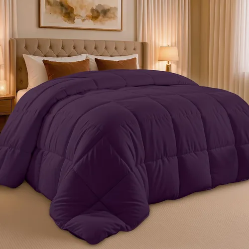 Miniatura 14 de Utopia Bedding - Juego de edredones de plumón con inserción de edredón acolchado con esquinas y pestañas, edredones alternativos cosidos en caja