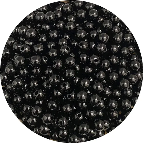 400 cuentas de perlas de satén de 0.315 pulgadas (0.315 in), redondas, sueltas, de plástico, para hacer joyas, aretes, pulseras, collares, llaveros,