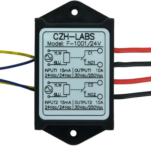 Miniatura 5 de Electronics-Salon 1PCS Dual SPST-NO 10Amp Power Relay Module, AC/DC 5V Control Voltaje