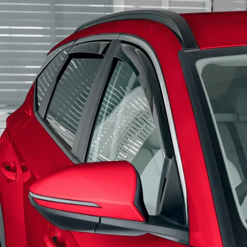 Miniatura 2 de Voron Glass Protectores de lluvia extra duraderos en canal para Hyundai Tucson 2022-2026, deflectores de ventana, viseras de ventana de ventilación