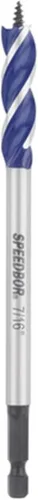 IRWIN SPEEDBOR Broca triflute para madera 7/16" (3041015), Negra