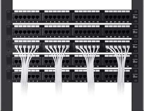 Miniatura 6 de Monoprice - Cable de conexión Ethernet Cat6 de 2 pies, azul, nivel de componente, UTP 28AWG, 550 MHz, cobre desnudo puro, sin enganches, RJ45, serie