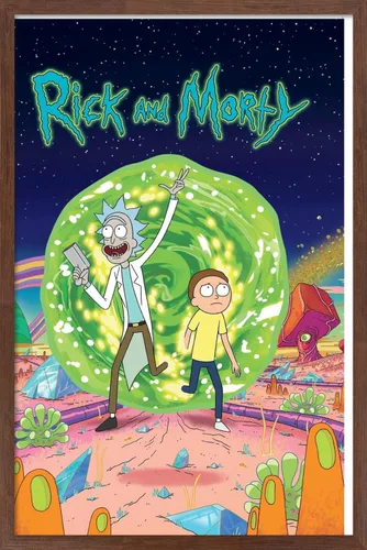 Miniatura 14 de Trends International Rick And Morty - Póster de pared con tapa, 14.725 x 22.375 pulgadas, versión premium sin marco