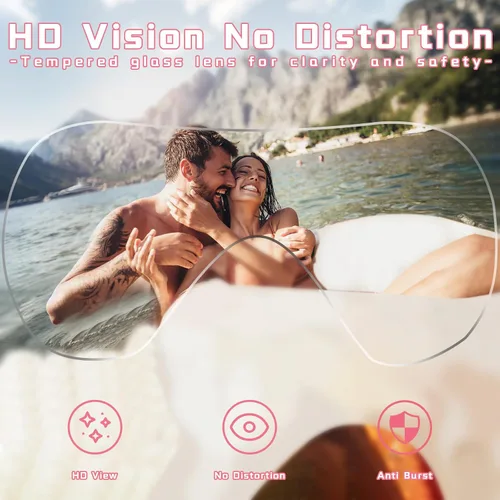Miniatura 4 de Keary Gafas de natación para adultos con cubierta para la nariz, gafas de natación para hombres, mujeres, jóvenes, buceo, piscina, gafas de agua