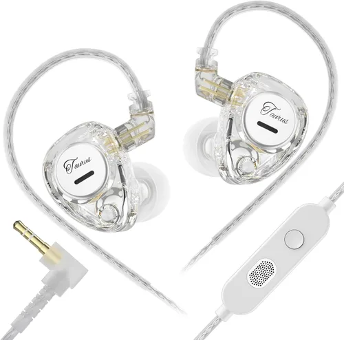 Miniatura 11 de KZ Taurus - Monitor de oído, estructura horizontal 2DD KZ IEMS, auriculares para juegos con cable desmontable para cantantes, músicos, jugadores