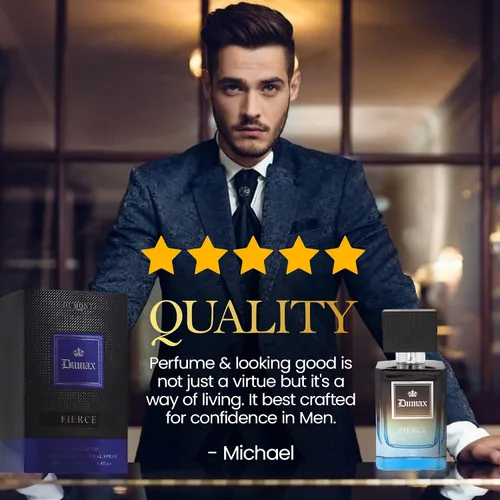 Miniatura 7 de Dumont FIERCE - Perfume unisex de 3.4 onzas para hombres y mujeres - Fragancias picantes, afrutadas y almizcladas - Bruma de colonia y spray