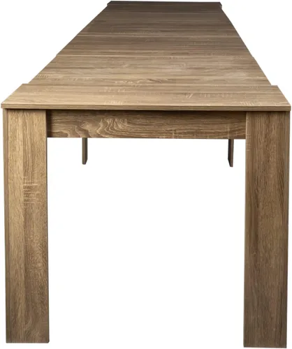 Miniatura 7 de SSLine Mesa de comedor rectangular extensible de 35 a 118 pulgadas, mesa de reuniones de conferencias súper larga para 6, 8, 12 personas, mesas