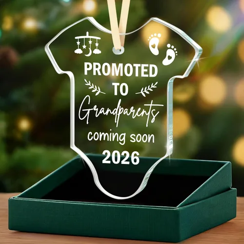 Miniatura 17 de Regalos para papá que espera: regalo de revelación de Navidad para nuevos padres, promocionado a papá nuevo papá por primera vez, adorno de Navidad