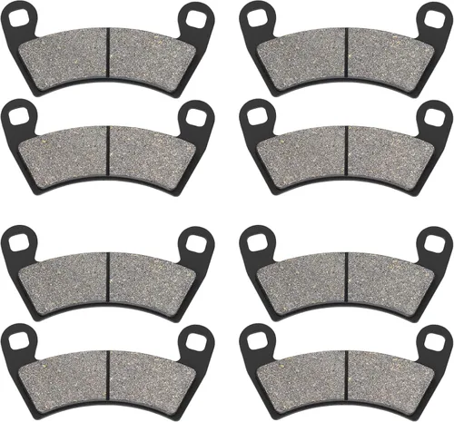 AHL Pastillas de freno delanteras y traseras para POLARIS 700 Ranger Crew EFI 4x4 2009/800 Ranger 6x6 2010-2015 / RZR-4 XP900 RZR XP4 900