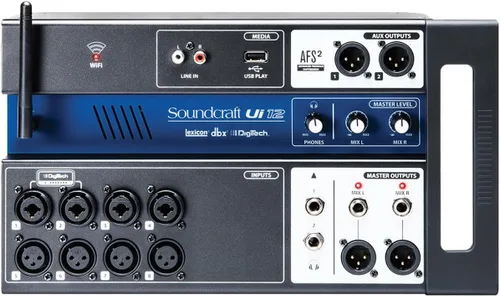 Miniatura 2 de Mezclador digital Soundcraft Ui12 (12 entradas, mando a distancia)