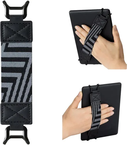 Miniatura 19 de CoBak Correa de Mano Segura para Kindle y Tabletas - Soporte de Dedo Versátil y Ligero para Kindle/Kobo/Voyaga/Lenovo/Sony E-Book Tablet de 6-7.5