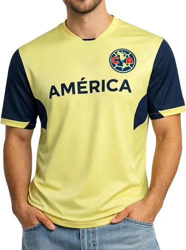 Miniatura 9 de Icon Sports Officially Licensed Club América Game Day Shirt - Unisex Adult