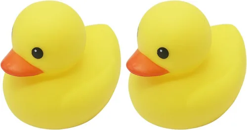Miniatura 7 de MyLifeUNIT Patos de baño de goma amarillos de 4 pulgadas para niños