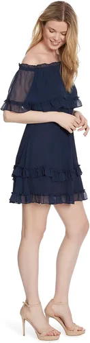 Miniatura 2 de Jessica Simpson Women's Amaya Off Shoulder Ruffled Dress