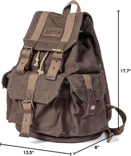 Miniatura 46 de Gootium 21101 - Mochila de lona gruesa de alta densidad