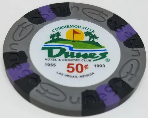 Miniatura 2 de Fichas de póquer - (25) 50¢ Dunas conmemorativas 0.32 oz compuesto de arcilla