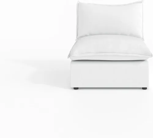 Miniatura 47 de Sofá modular de mezcla de lino para sala de estar, cómodo sofá modular con relleno de plumón, moderno sofá cama convertible con asiento profundo