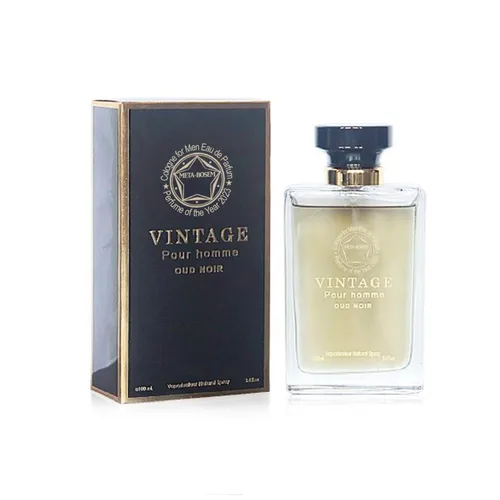 Miniatura 2 de Vintage Pour Homme Colección de colonia para hombre (azul+Pour Homme+Oud Noir), Eau de Parfum Natural Spray – Woody Fresh Scents – Set de regalo