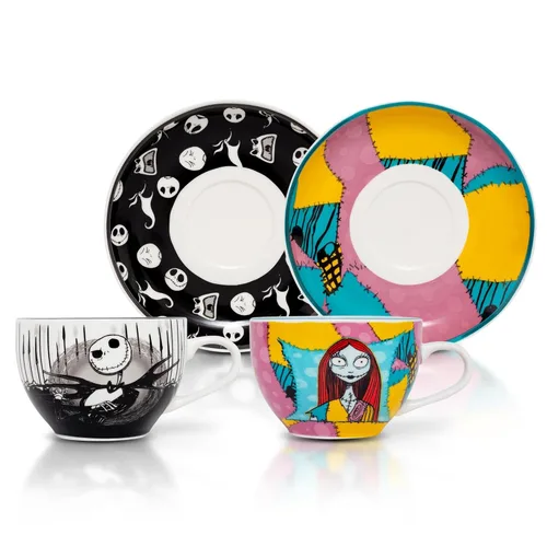 Miniatura 11 de Silver Buffalo Alice in Wonderland Oh My - Taza de té y platillo de cerámica en caja, 12 onzas Oh mi caja