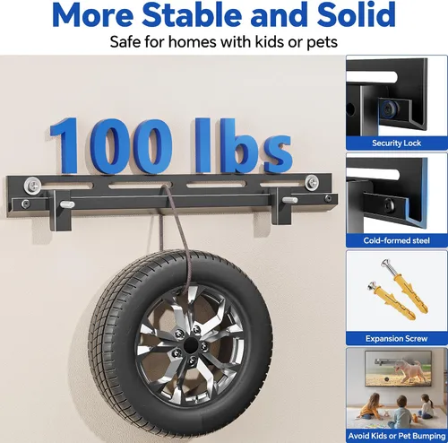 Miniatura 4 de Auoace Soporte de TV pequeño para televisores de 12 a 55 pulgadas, soporte universal de TV de perfil bajo de 1.1 pulgadas, hasta 100 libras, se