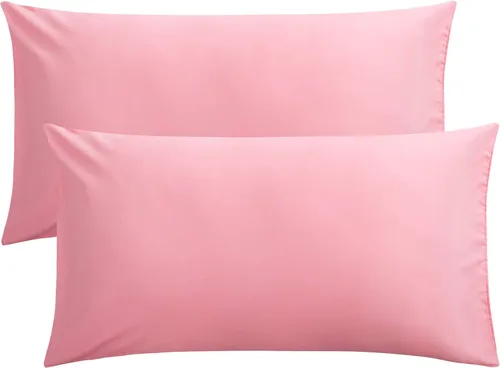 Miniatura 40 de FLXXIE Juego de 2 fundas de almohada de microfibra tamaño Queen, fundas de almohada suaves con cierre de sobre, fundas de almohada resistentes a