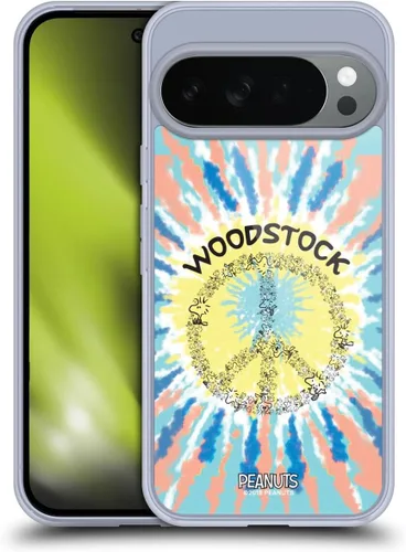Miniatura 258 de Head Case Designs Funda de gel Woodstock 50th con licencia oficial de Peanuts Snoopy Guitar 1969 [protección de grado militar] compatible