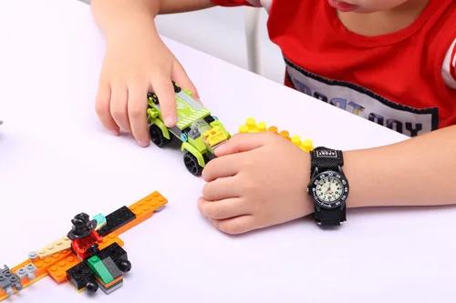 Miniatura 2 de Jewtme Niños Niños Correa de Nylon Luminoso Relojes Deportes al aire libre Analógico Display Reloj para niños niñas
