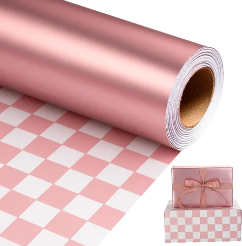 Miniatura 10 de Homeral Rollo de papel de regalo Jumbo de 30 pulgadas x 32.8 pies, color azul rey metálico para Navidad, cumpleaños, vacaciones, boda, baby shower