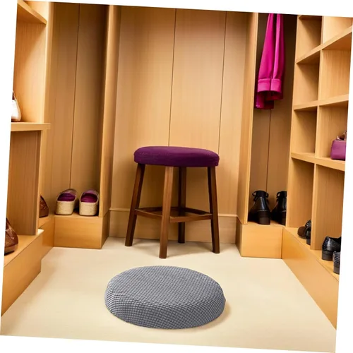 Miniatura 7 de Veemoon Protector de cojín de comedor, funda elástica para sofá, antideslizante, suave, lavable, poliéster, elástico, resistente al desgaste