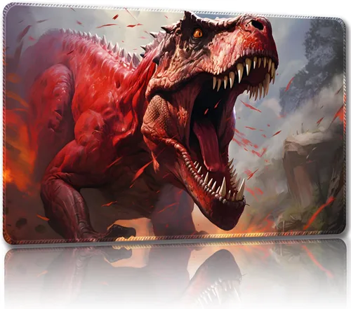 Miniatura 13 de Tapete de juego para MTG con bolsas de almacenamiento gratis, tapete de juego de 24 x 14 pulgadas TCG y alfombrillas de juego de mesa para cartas