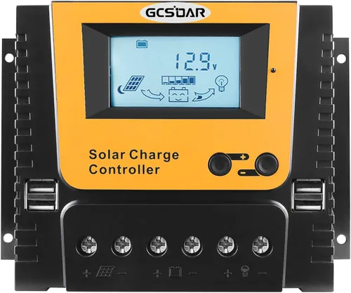 Miniatura 10 de Controlador de carga solar 40A, 12V 24V 36V 48V Auto Max PV 100V Pantalla retroiluminada Quattro USB PWM Paneles Solares Cargador Regulador