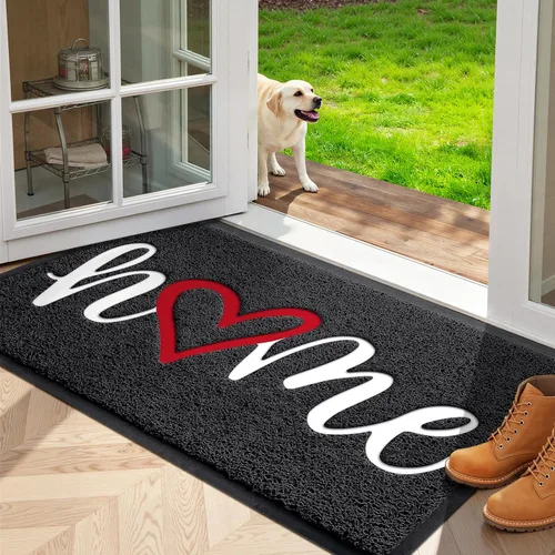 StepLively Tapete de bienvenida para el hogar, exteriores e interiores, resistente y de bajo perfil, antideslizante, para entrada del hogar, entrada
