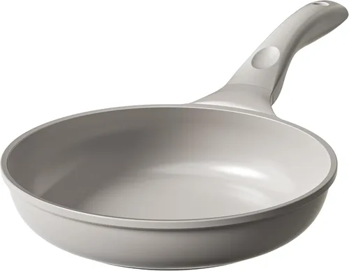 Miniatura 14 de Sartén antiadherente con revestimiento cerámico de Redchef con tapa, sartén grande y profunda para saltear, apta para inducción, apta para Gris