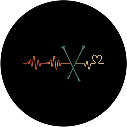 Miniatura 3 de Heartbeat Baton Girando Divertido Retro Twirler Regalo para niños PopSockets Intercambiables PopGrip
