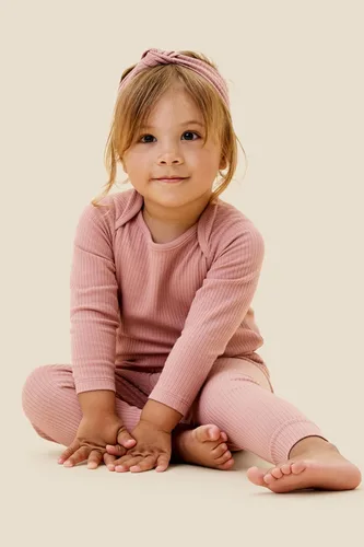 Miniatura 3 de MORI Body unisex de manga larga para bebé de viscosa de bambú y algodón orgánico, cómodo mameluco para niños y niñas
